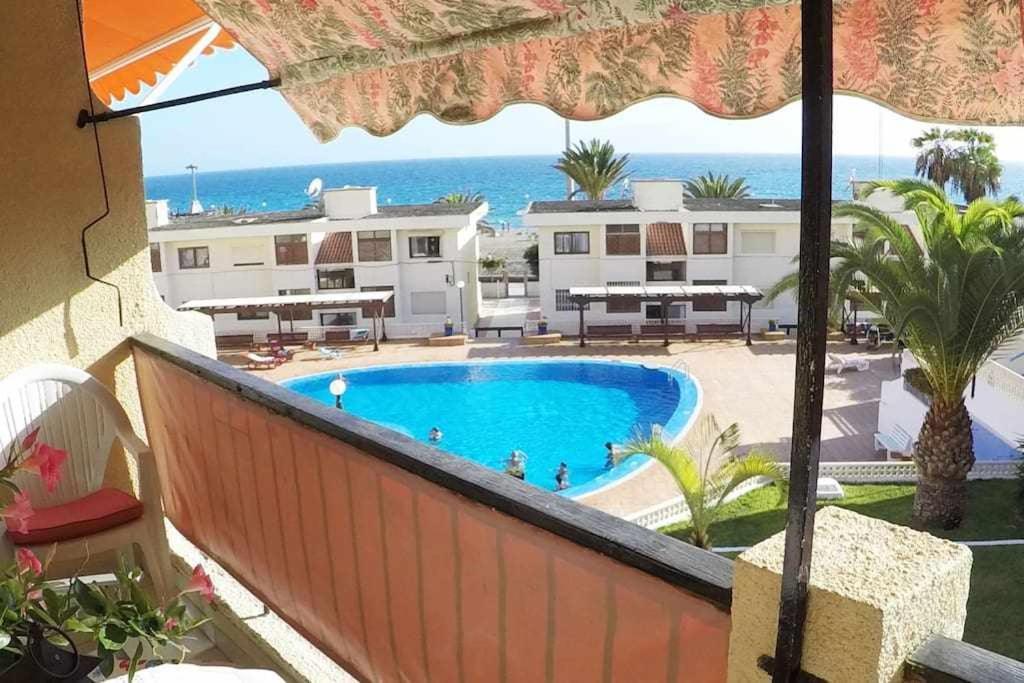 Vera Mar 9C Primera Linea Con Piscina Y Parking Los Cristianos  Luaran gambar